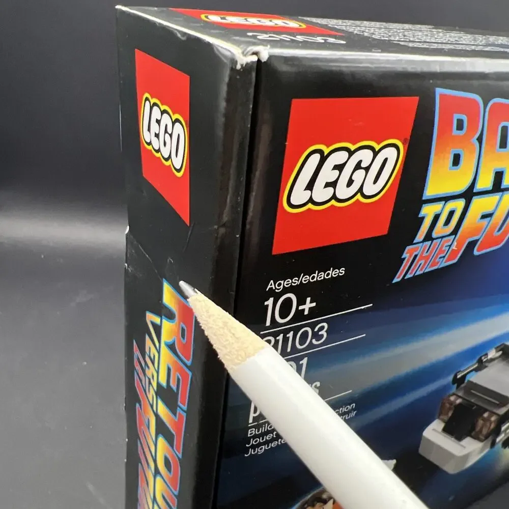 LEGO 21103 Back to the Future DeLorean Time Machine CUUS#004 RETIRED Marty McFly